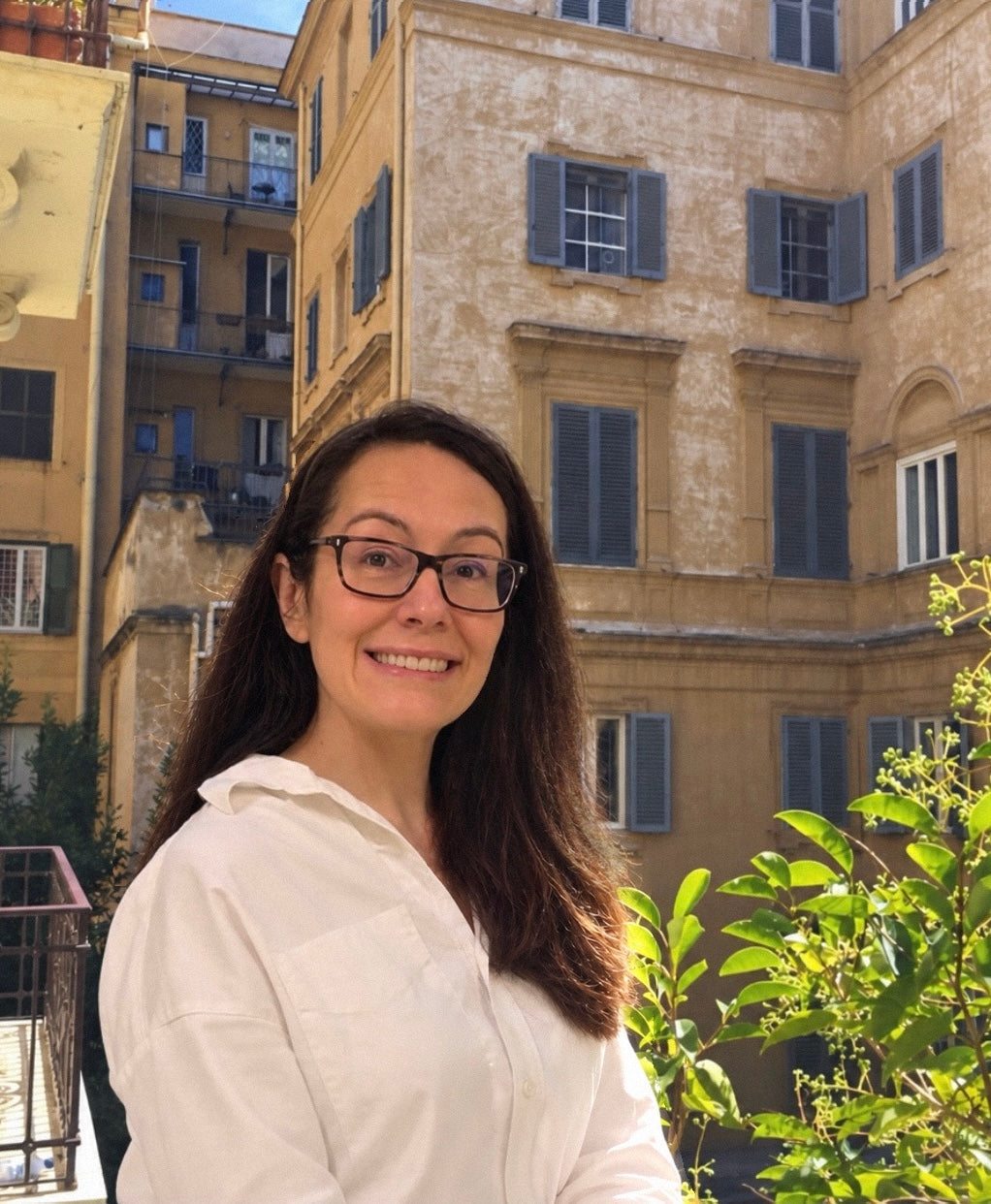 Claudia Miatello - Canadian artist and animator, photographed in Rome, Italy
