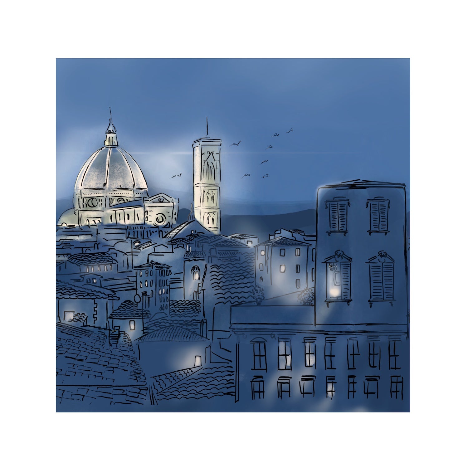 "Firenze di notte / Florence, by night"